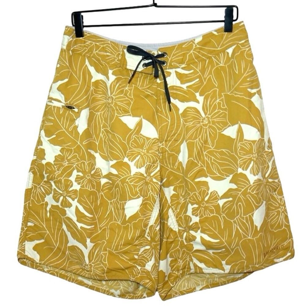 Patagonia Men’s Wavefarer Board Shorts Yellow Size 33